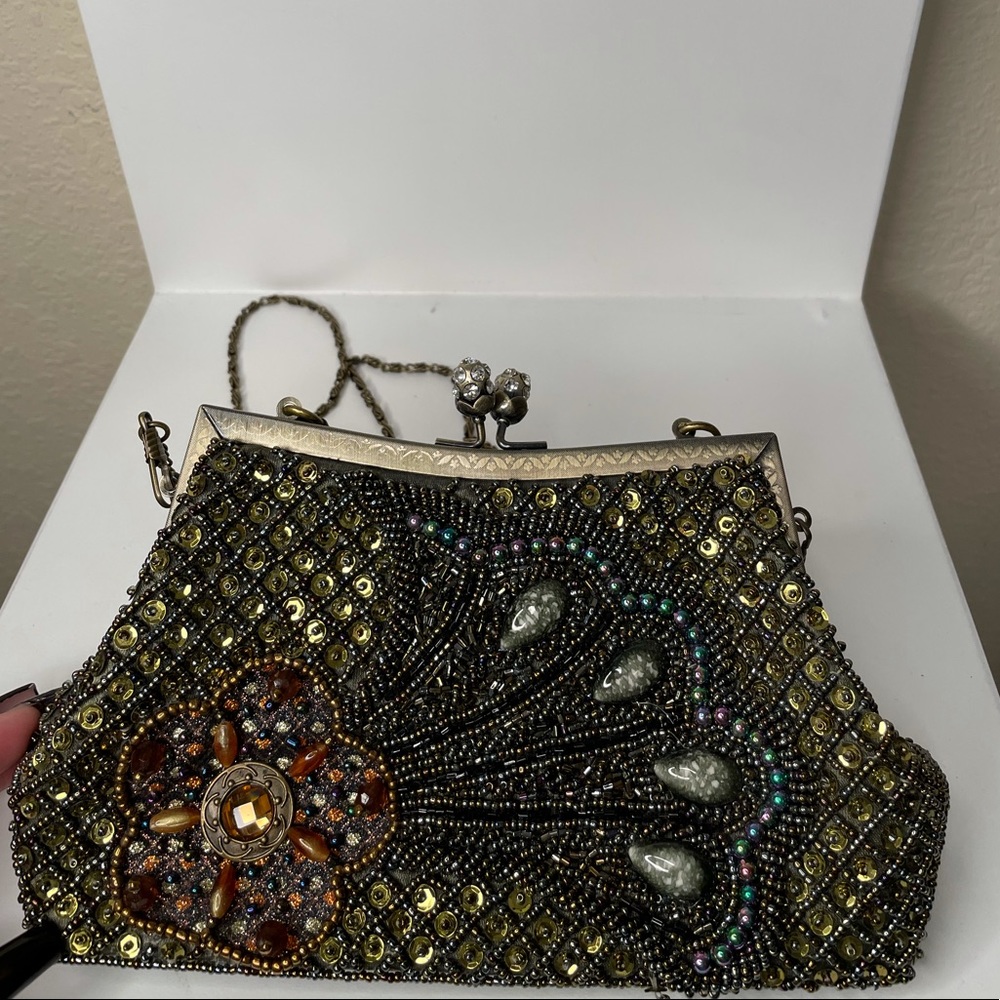 Vintage Beaded Clutch Bag